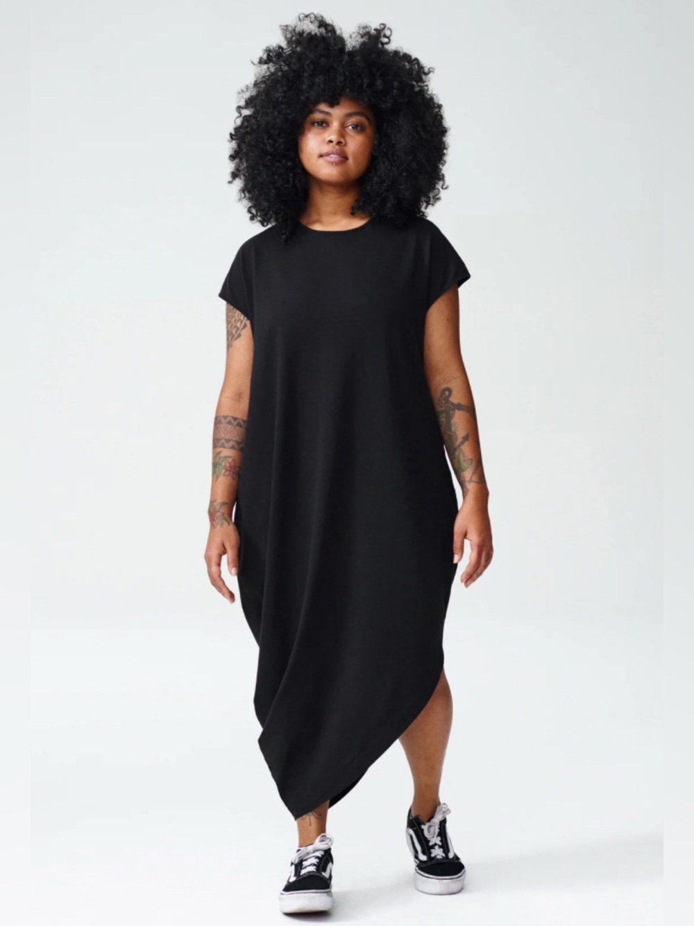 Universal Standard Iconic Geneva Dress Size XS Black Velvet NWOT